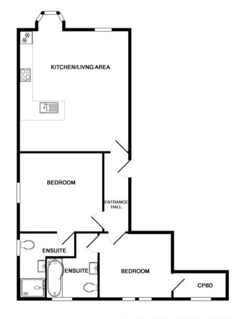 Floorplan of Apartment 6, Magnolia House, Bellmere Gardens, Malvern