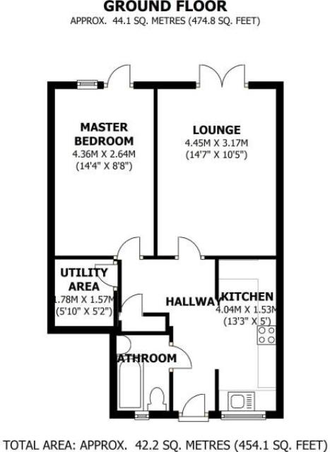 Floorplan of 36 Marshall Drive, Hayes, Middlesex