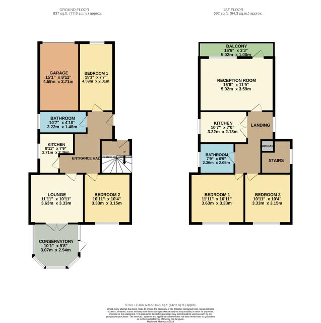 Floorplan of 56-57 Hemmen Lane, Hayes, Middlesex