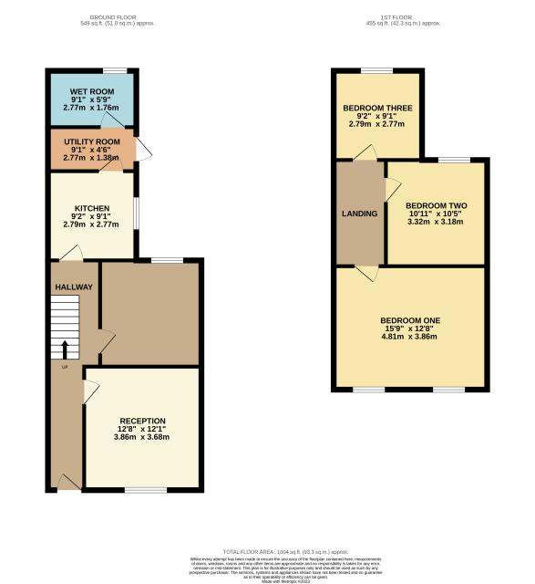 Floorplan of 224 Ellison Road, Norbury, London