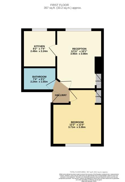 Floorplan of 232a Horn Lane, Acton, London