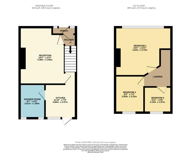 Floorplan of 144 Lansbury Drive, Hayes, Middlesex