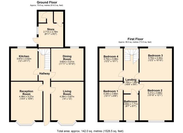 Floorplan of 86 Denzil Avenue, Netley Abbey, Southampton, Hampshire