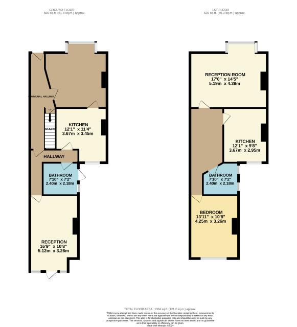Floorplan of 53 Dormers Wells Lane, Southall, Middlesex