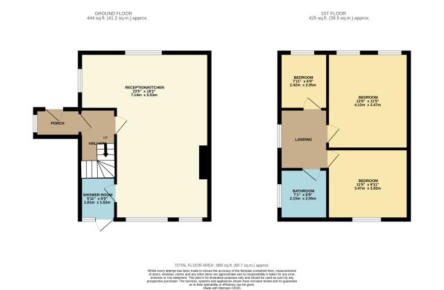 Floorplan of 40 Elmshaw Road, Putney, London