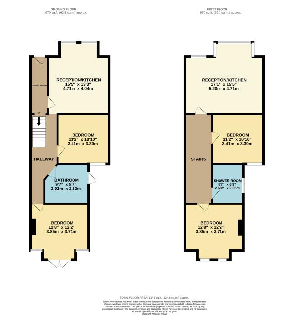 Floorplan of 26 Regina Road, Ealing, London