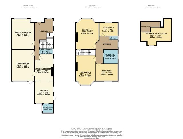 Floorplan of 9 Hart Grove, Ealing Common, London