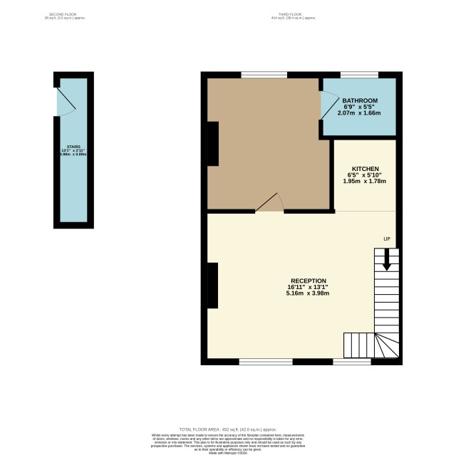 Floorplan of 29c Wilson Road, Camberwell, London