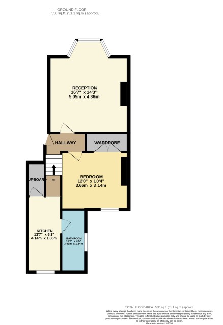 Floorplan of 10a Burlington Gardens, Acton, London