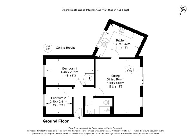 Floorplan of 2 Old Watery Lane, Wooburn Moor, High Wycombe