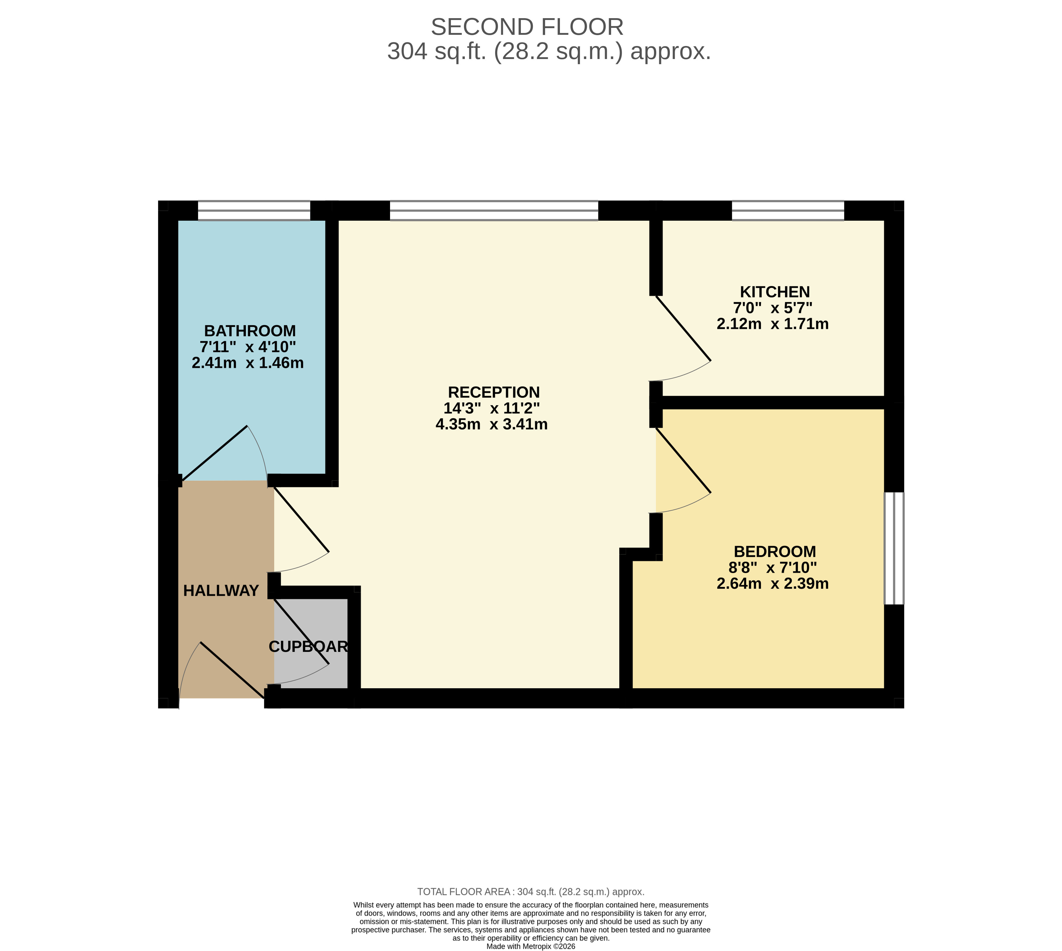 Floorplan of 115 Larmans Road, Enfield, Middlesex
