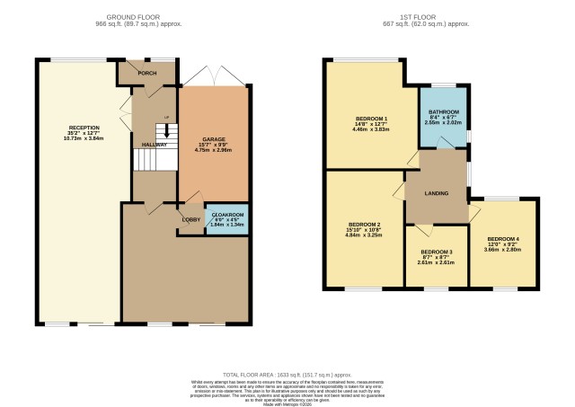 Floorplan of 16 Windermere Avenue, Wembley, Middlesex