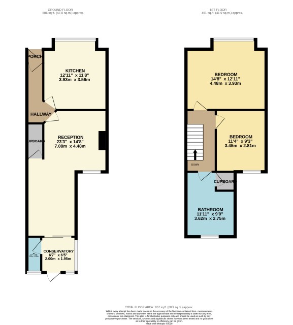 Floorplan of 35 Balfour Road, Ealing, London