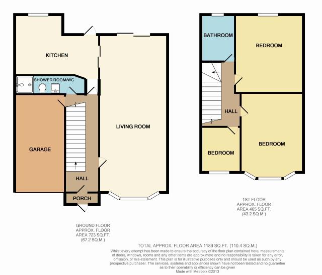 Floorplan of 38 Higham Road, Tottenham, London