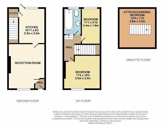 Floorplan of 20 Buller Street, Bradford, West Yorkshire