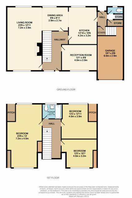 Floorplan of 34 High Street, Lower Halling, Rochester, Kent