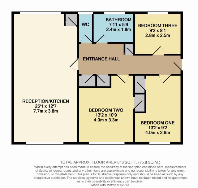 Floorplan of 73 Frank Towell Court, Glebelands Road, Feltham, Middlesex