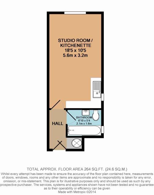 Floorplan of Flat 4, 129-135 Oxford Road, Reading, Berkshire