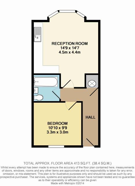 Floorplan of Flat 5, 129-135 Oxford Road, Reading, Berkshire