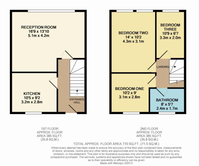 Floorplan of 250a Church Lane, Kingsbury, London