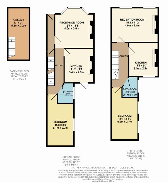 Floorplan of 35 Biscay Road, Hammersmith, London