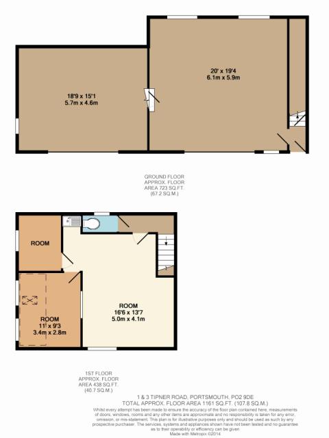 Floorplan of 1-3 Tipner Road, Portsmouth