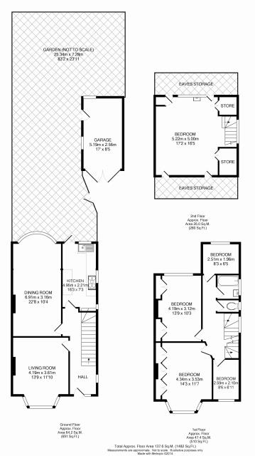 Floorplan of 18 Claremont Road, Ealing