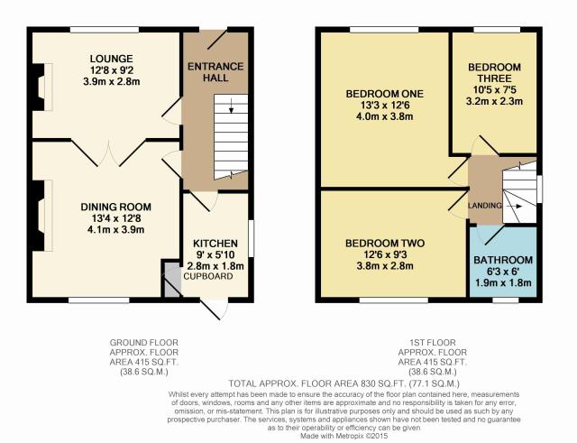 Floorplan of 221 Greenford Avenue, Hanwell