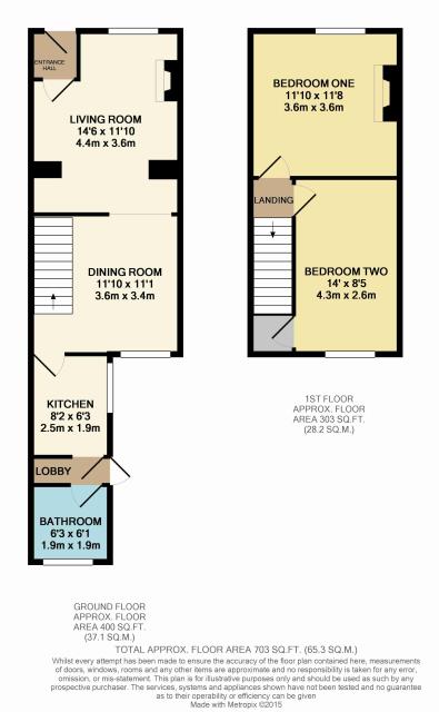 Floorplan of 32 Meadow Road, Salisbury