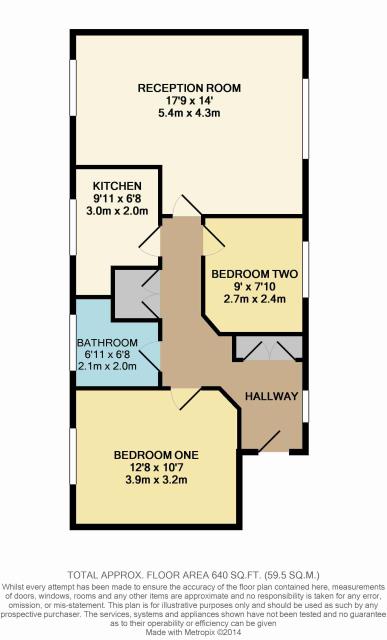 Floorplan of 6 Marilea Court, St Marys Road, Ealing