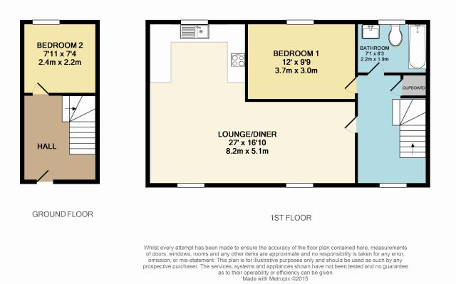 Floorplan of 111 Kentlea Road, Thamesmead, London