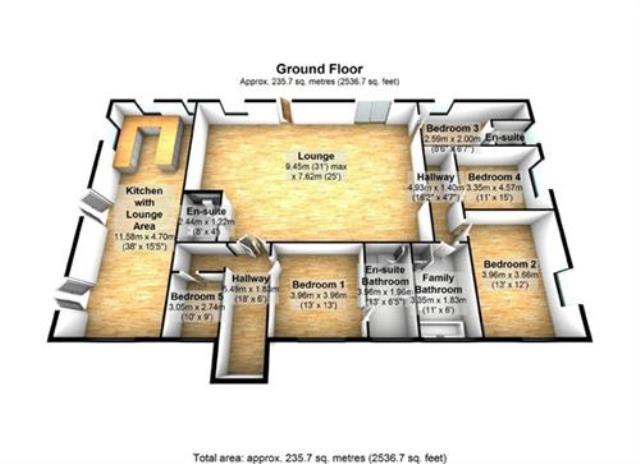 Floorplan of Willow Croft, Marsh Lane,  Marsh, Aylesbury