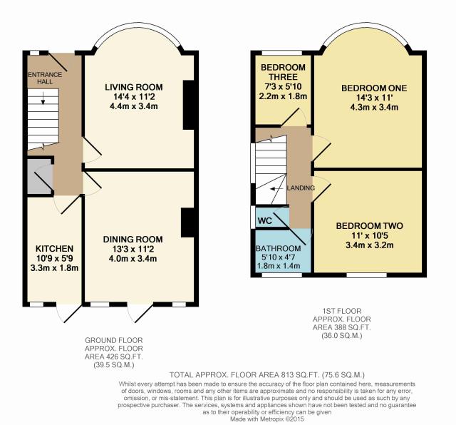 Floorplan of 15 Bispham Road, London