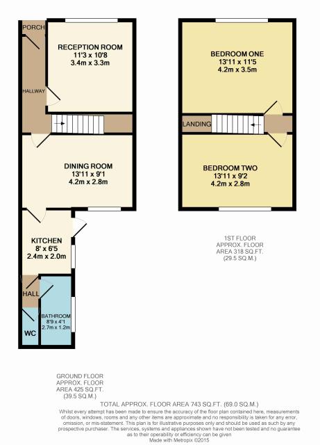 Floorplan of 17 Ridley Avenue, Ealing