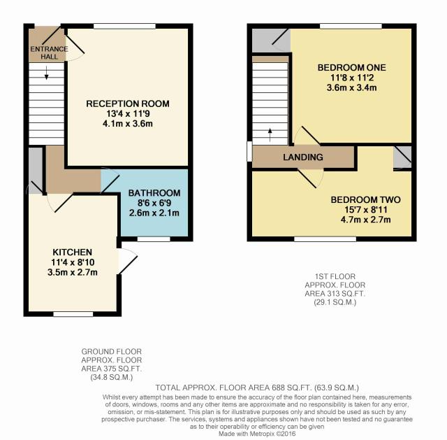 Floorplan of 19 Chestnut Road, Dartford, Kent