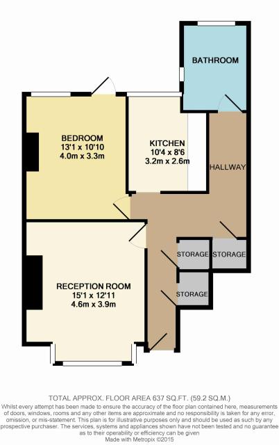 Floorplan of 34a Greenhill Road, Harrow, Middlesex