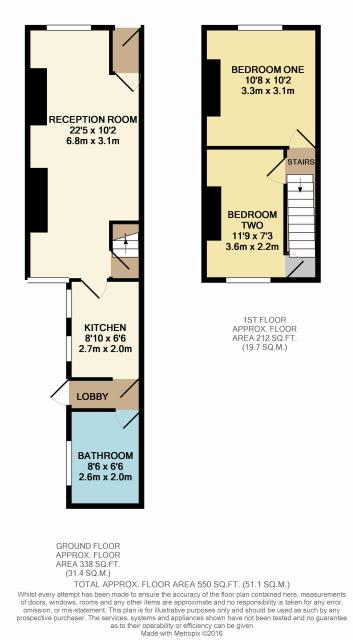 Floorplan of 3 School Place, Oxford, Oxfordshire