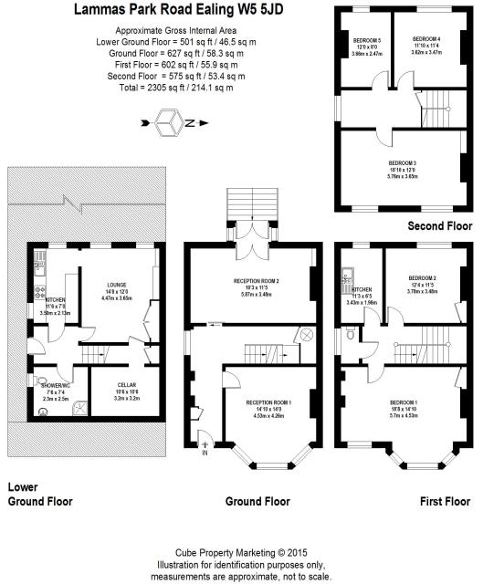 Floorplan of 35 Lammas Park Road, Ealing