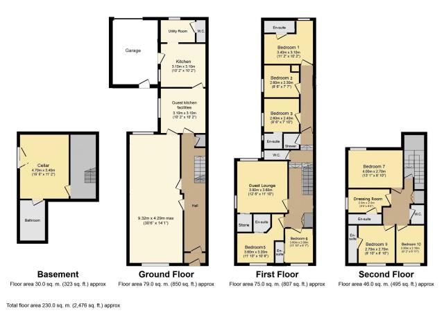 Floorplan of 44 Palantine Road, Blackpool, Lancashire