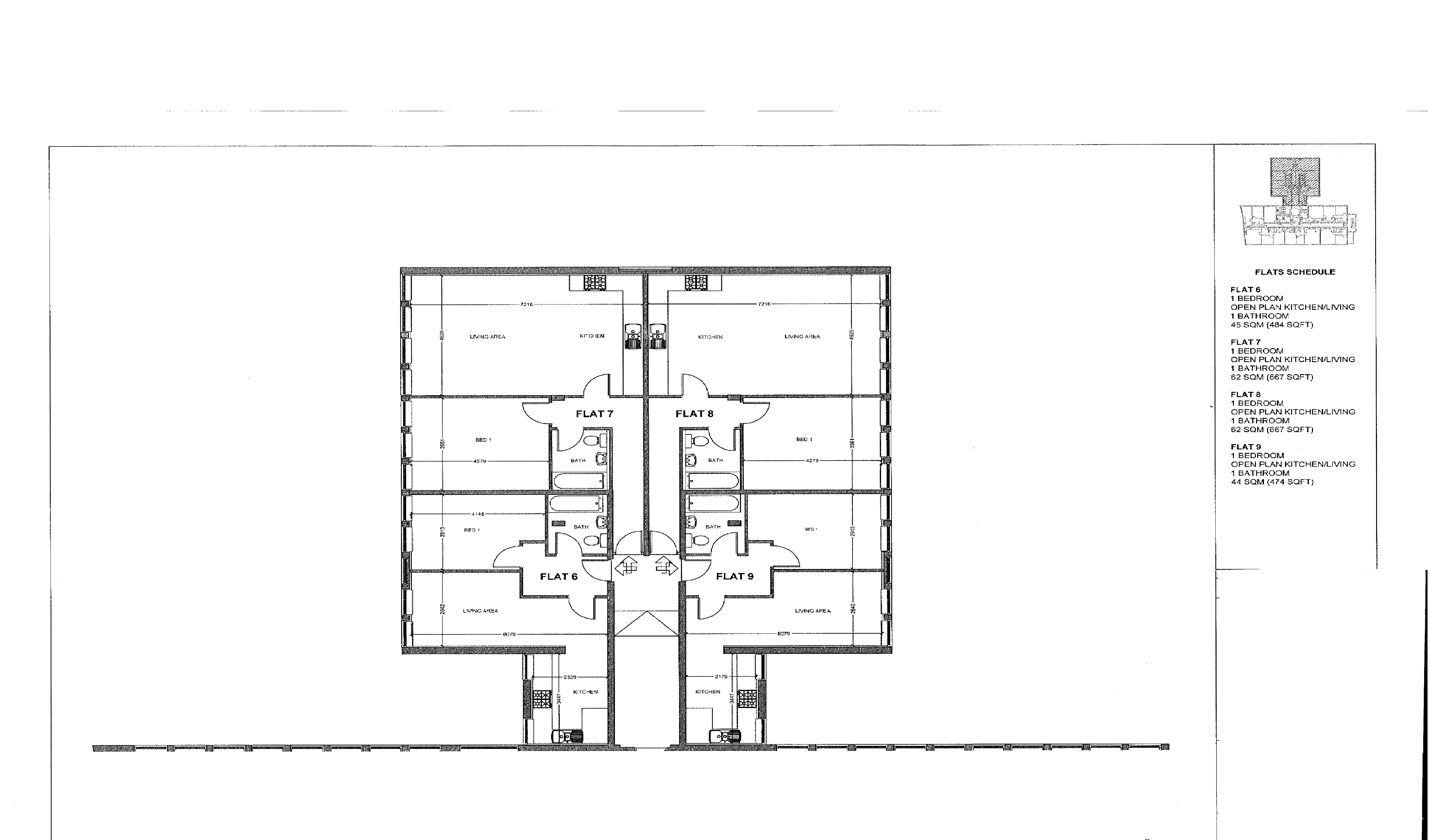 Floorplan of Flat 6 Legion House, Uxbridge Road, Hayes, Middlesex