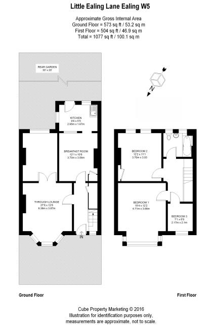 Floorplan of 95 Little Ealing Lane, Ealing, London