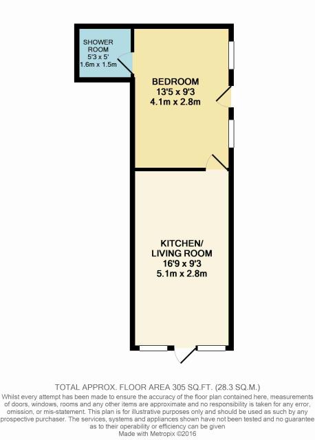 Floorplan of Flat 2, 105 Babington Road, London