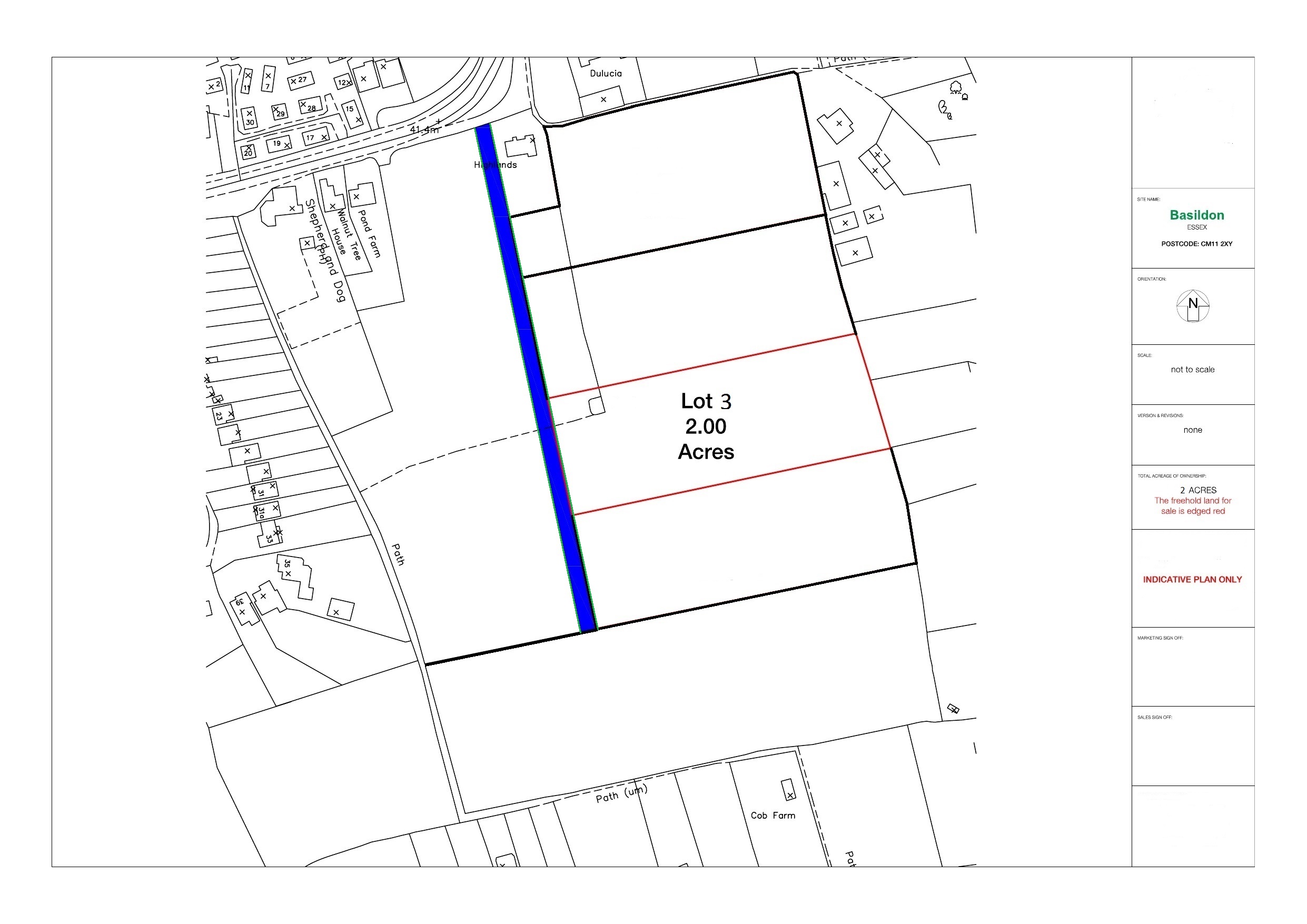 Photo of lot Plot 3, Crays Hill, Billericay, Essex CM11 2XY