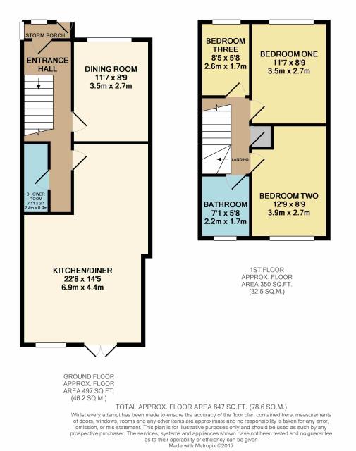 Floorplan of 18 Mark Close, Southall, Middlesex