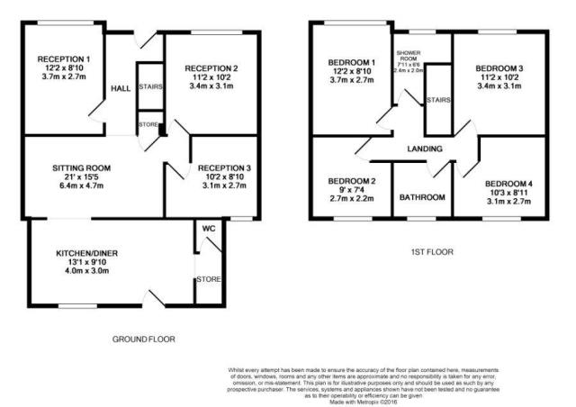 Floorplan of 1 Maxwell Road, West Drayton, Middlesex