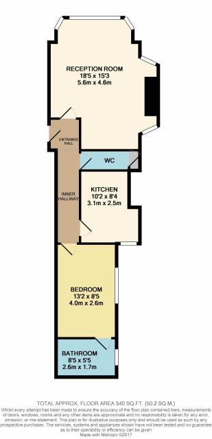 Floorplan of Gff North, 21 Vallance Gardens, Hove