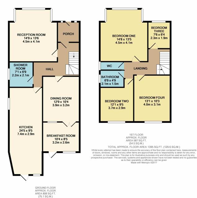 Floorplan of 23 Bowrons Avenue, Wembley, Middlesex