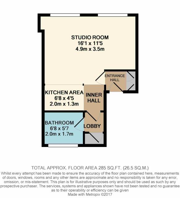 Floorplan of Flat 3, 30 Belgrave Gardens, London