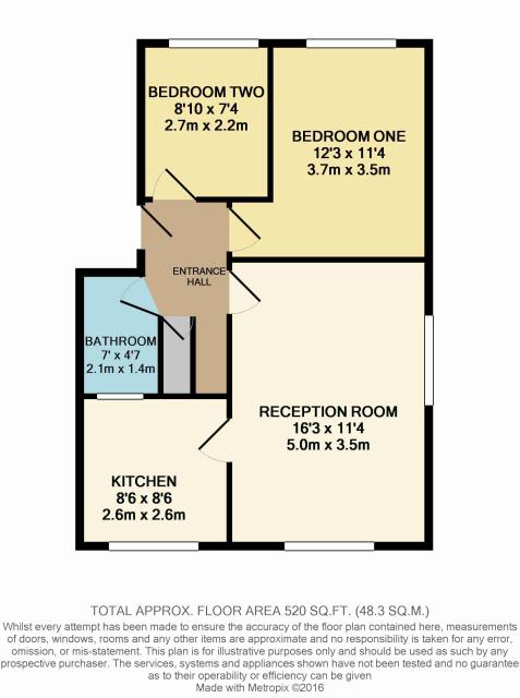 Floorplan of 79 Weavers Way, Camden, London