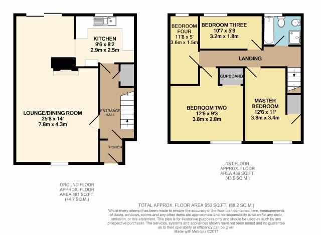 Floorplan of 15 Cockett Road, Langley, Slough, Berkshire